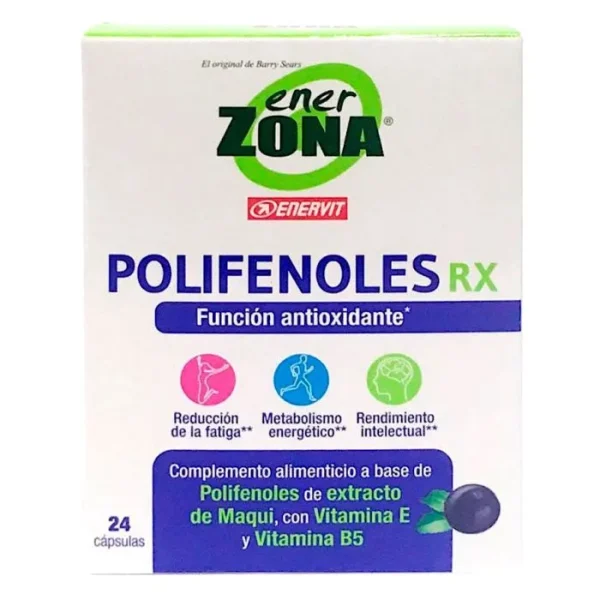 Enerzona Maqui RX Polifenoles 24 cápsulas