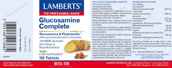 Glucosamina completa 120 tabletas - Imagen 2